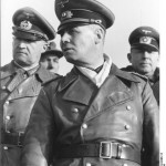 General-Field Marshal Erwin Rommel conducted inspections of the Atlantic waves. (February 1944). Source: German Federal Archive, Bild 101I-719-0206-13.