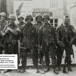 Paratroopers of Easy Company, 506th Regiment of the 101st Airborne Division after having seized Ste. Marie du Mont from the Germans. (June 7, 1944).