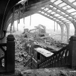 The Gare Maritime de Cherbourg railway station after the Normandy Invasion of 1944. Source: U.S. National Archives