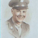 A soldier in uniform. (1943). Source: Veterans History Project, Gale E. Garman.