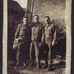 Three G.I.s: Kraut, Ken, Bob. Source: Veterans History Project, Kenneth T. Delaney.
