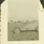 Brame Jr. in a military car. (June 1944). Source: Veterans History Project, Bernard Horowitz.