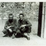 Two soldiers in France. (August 1944). Source: Veterans History Project, Bernard Horowitz.