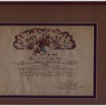 Certificate of the 29th Infantry Division. (June 6, 1944). Source: Veterans History Project, Herbert L. Cartwright, Jr.
