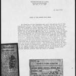 Letter awarding Adam Kirschner the Bronze Star medal. (June 30, 1945). Source: Veterans History Project, Kirschner.