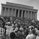 Marchers at the Lincoln Memorial. (Aug. 28, 1963). Source: U.S. National Archives #542054.